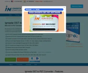 Freeostrecovery.com(Ignissta OST to PST Converter) Screenshot