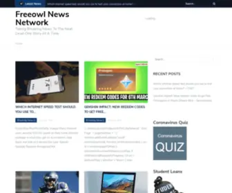 Freeowl.com(Freeowl News Network) Screenshot