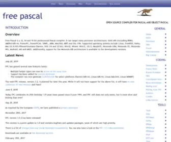 Freepascal.org(Free Pascal) Screenshot