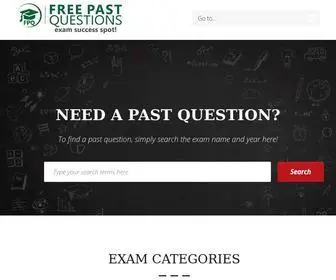 FreepastQuestions.com(Get all past questions for WAEC) Screenshot