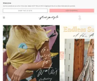 Freepeople.co.uk(Free People Clothing Boutique) Screenshot