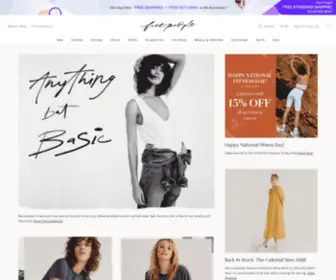 Freepeople.com(Free People Clothing Boutique) Screenshot