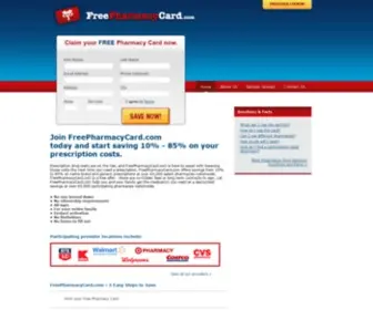 Freepharmacycard.com(Prescription Drug Discount) Screenshot