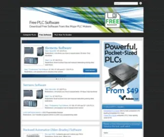 Freeplcsoftware.com(Free PLC Software) Screenshot
