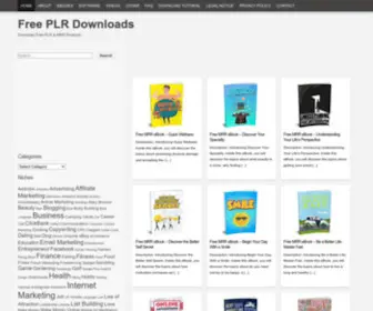 Freeplrdownloads.com(Free PLR Downloads) Screenshot