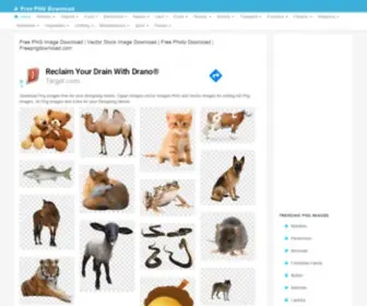 FreePNGdownload.com(Free PNG Image Download) Screenshot