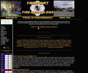 FreeportvFd.com(Freeport Fire) Screenshot
