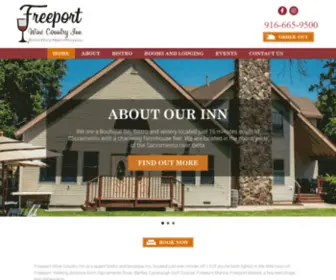 Freeportwinecountryinn.com(Freeport Country Inn) Screenshot