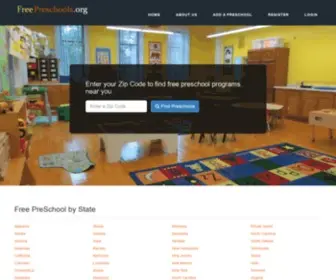 Freepreschools.org(Free PreSchools) Screenshot