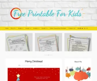 Freeprintableforkids.com(Free Educational Printables for Kids) Screenshot