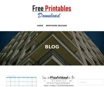 Freeprintables.download(Collection of Free Printable Downloads) Screenshot