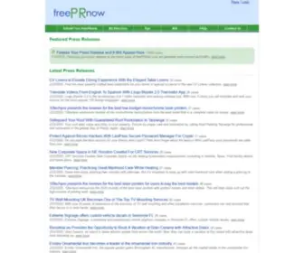 Freeprnow.com(Free PR Websites) Screenshot