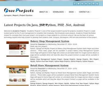 Freeprojectz.com(Free Projects Download) Screenshot