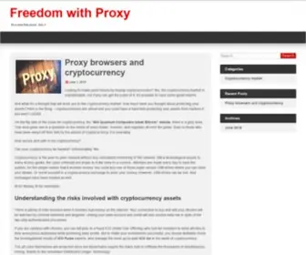 Freeproxy.ca(It's a new free world) Screenshot