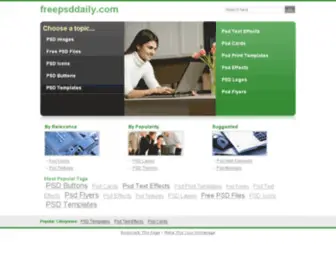 Freepsddaily.com(Free PSD Daily) Screenshot