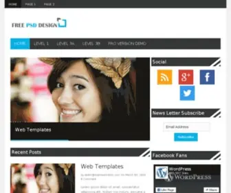 Freepsddesigns.com(Free PSD) Screenshot