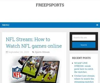 Freepsports.net(Watch live NBA Streams) Screenshot