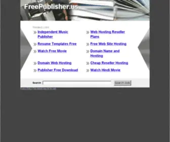Freepublisher.us(Free Publisher) Screenshot