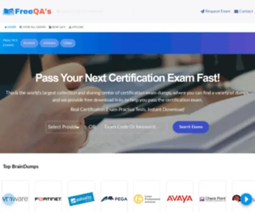 Freeqas.com(Free Valid Certification Exam Dumps & Practice Test Questions) Screenshot