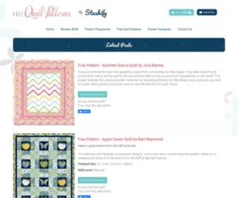 Freequiltpatterns.info(Free Quilt Patterns) Screenshot