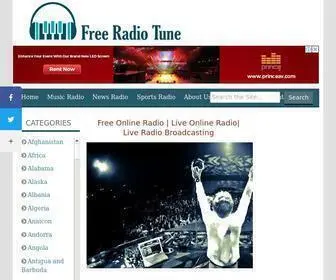 Freeradiotune.com(Free Radio Tune) Screenshot