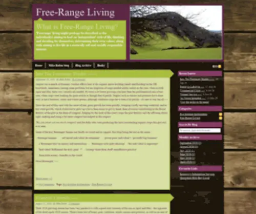 Freerange-Living.co.uk(Free-Range Living) Screenshot