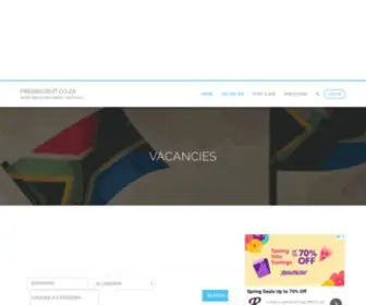 Freerecruit.co.za(Vacancies) Screenshot