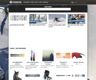 Freeride.com(Ski reviews) Screenshot