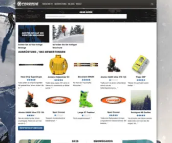 Freeride.de(Ski-Bewertungen, Skigebiete und Schneevorhersage) Screenshot