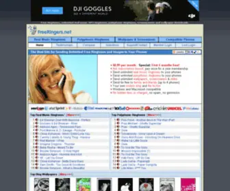 Freeringers.net(Free Ringtones and Wallpaper) Screenshot