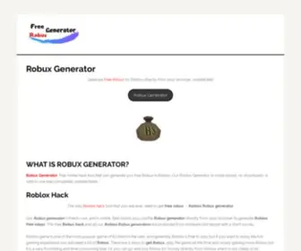 Freerobux-Generator.com(Free Robux) Screenshot