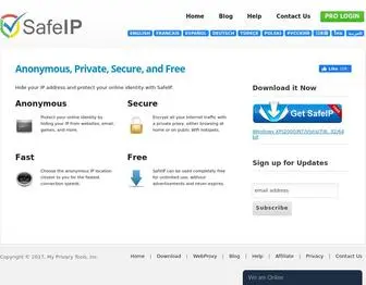 Freesafeip.com(Free Anonymous Surfing) Screenshot