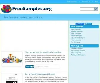 Freesamples.org(Free Samples) Screenshot