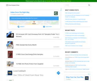 Freesamplesfinderapp.com(FREE Samples Finder) Screenshot