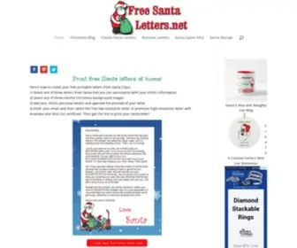 Freesantaletters.net(Free Santa) Screenshot