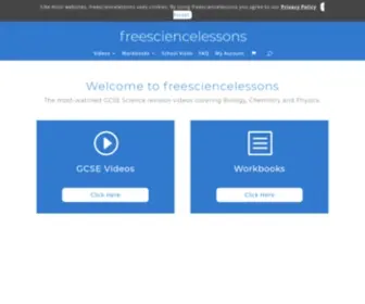 Freesciencelessons.co.uk(The very best in science education) Screenshot