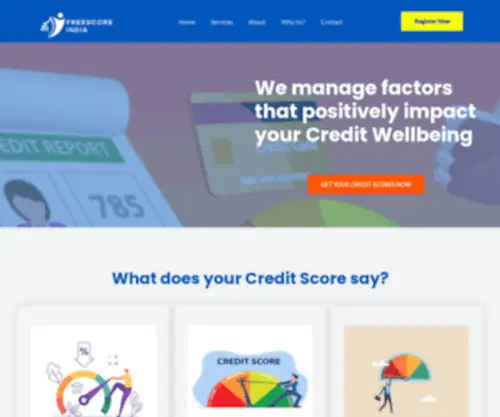 Freescoreindia.com(Help you boost your credit score) Screenshot