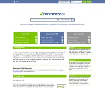Freeseotool.com(Free SEO Tools) Screenshot