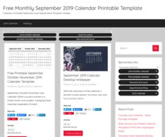 Freeseptembercalendar.com(Freeseptembercalendar) Screenshot