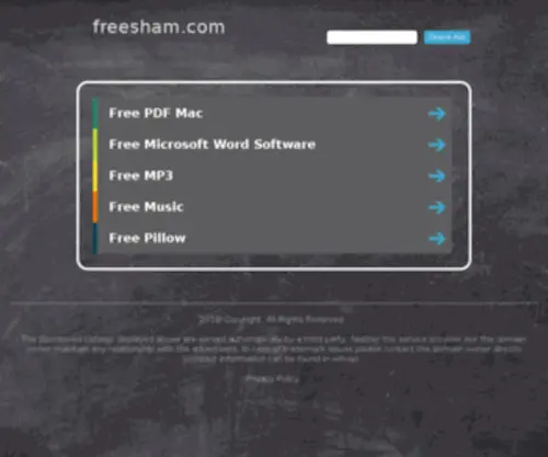 Freesham.com(Freesham) Screenshot