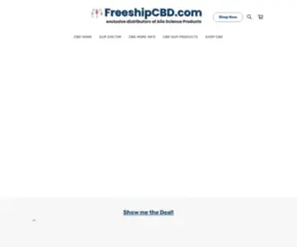 Freeshipcbd.com(Pure CBD) Screenshot