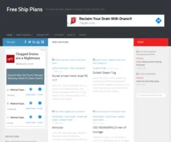 Freeshipplans.com(Free Ship Plans) Screenshot
