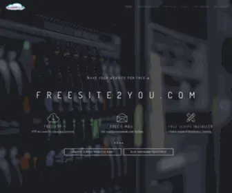 Freesite2You.com(Create Your Free Website) Screenshot