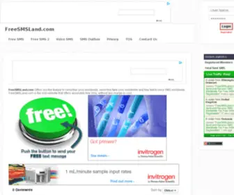 Freesmsland.com(The Land of Free SMS) Screenshot
