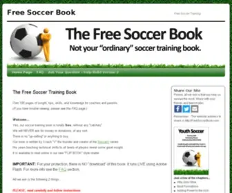 Freesoccerbook.com(Free Soccer Book) Screenshot