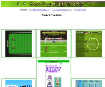 Freesoccergames.net(Free Soccer Games) Screenshot