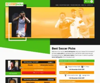 Freesoccerpicks.net(Free Soccer Picks and Predictions Site from the Best Soccer Tipsters Online) Screenshot
