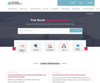 Freesocialbookmarkingsites.xyz(Free Social Bookmarking Sites) Screenshot