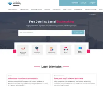 Freesocialbookmarkingsubmission.xyz(Free Social Bookmarking Sites List) Screenshot