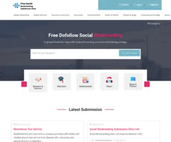 Freesocialbookmarkingsubmissionsites.xyz(Free Social Bookmarking Sites List) Screenshot